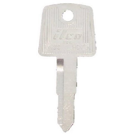 Dormakaba HD75 1.02 x 0.08 in. Ilco Honda Key Blank For Honda Motorcycle, 10PK 537357